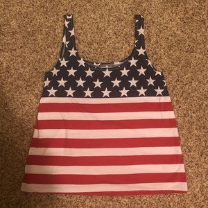 American Flag Tank Top